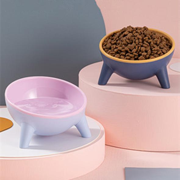 Contrasting Color Resin Pet Bowl