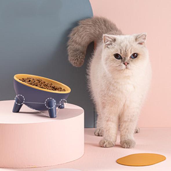 Contrasting Color Resin Pet Bowl