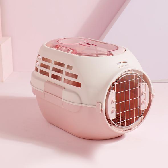 Double Door Portable Cat Cage Carrier