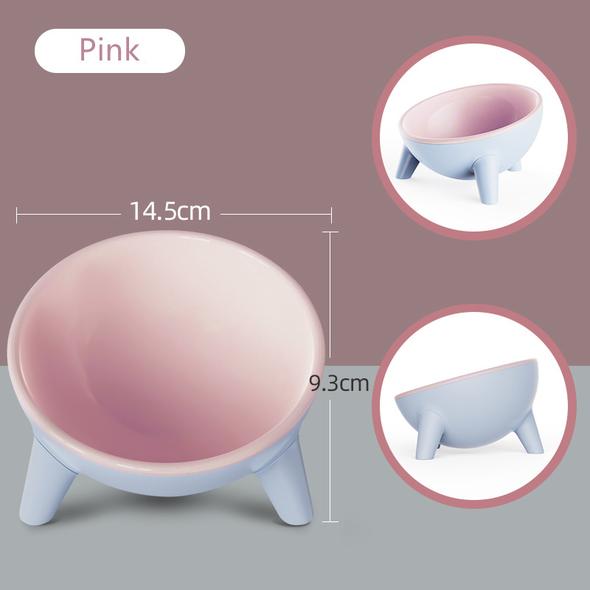 Contrasting Color Resin Pet Bowl