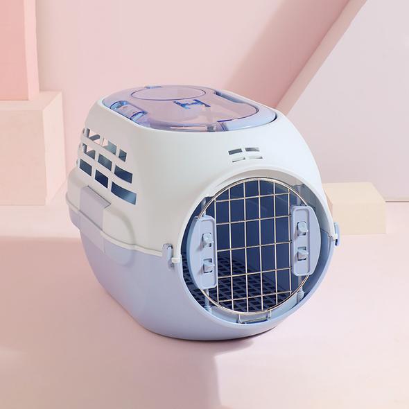 Double Door Portable Cat Cage Carrier