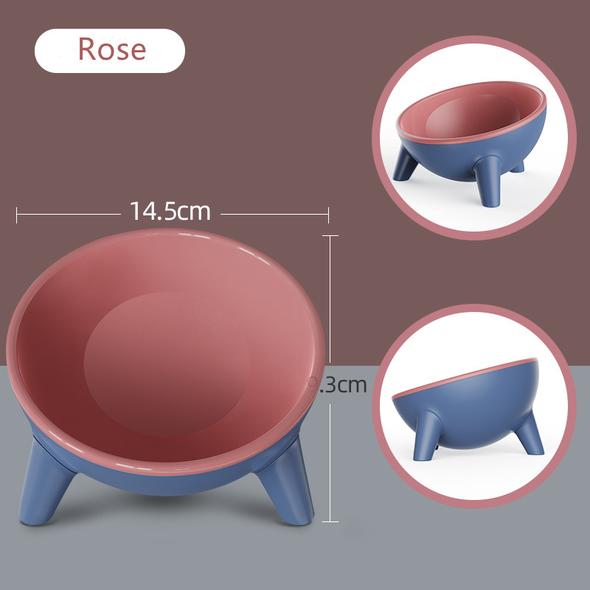 Contrasting Color Resin Pet Bowl