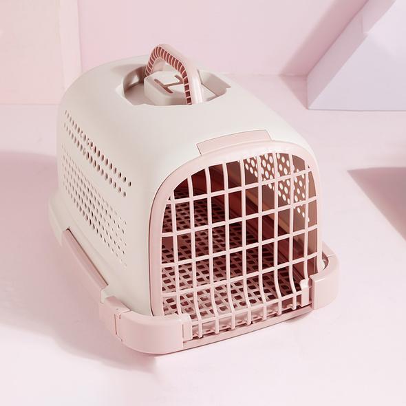 Double Door Portable Cat Cage Carrier
