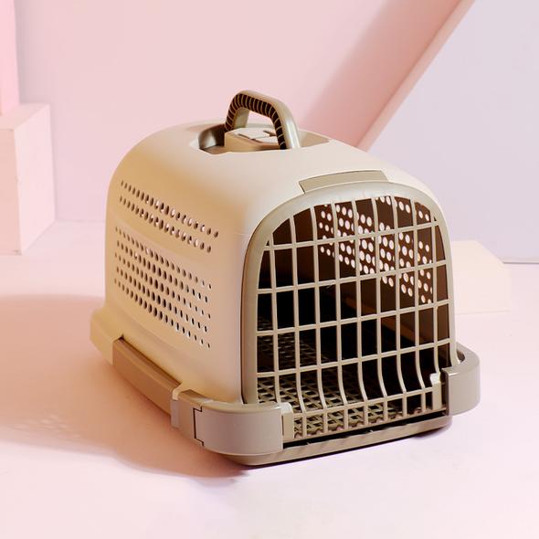Double Door Portable Cat Cage Carrier