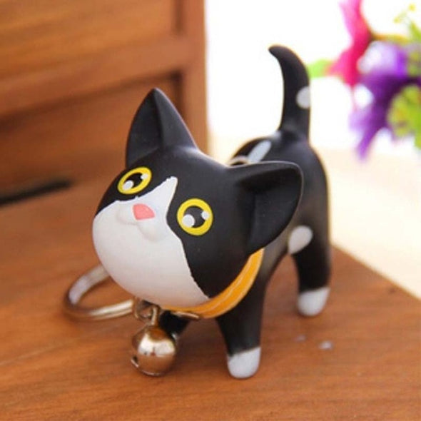 Cute Cartoon Cat Keychain