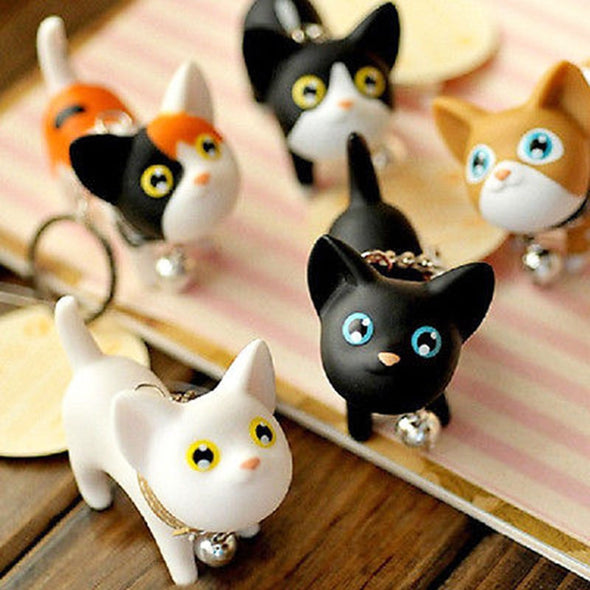 Cute Cartoon Cat Keychain