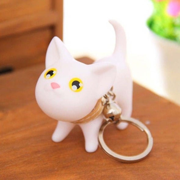 Cute Cartoon Cat Keychain
